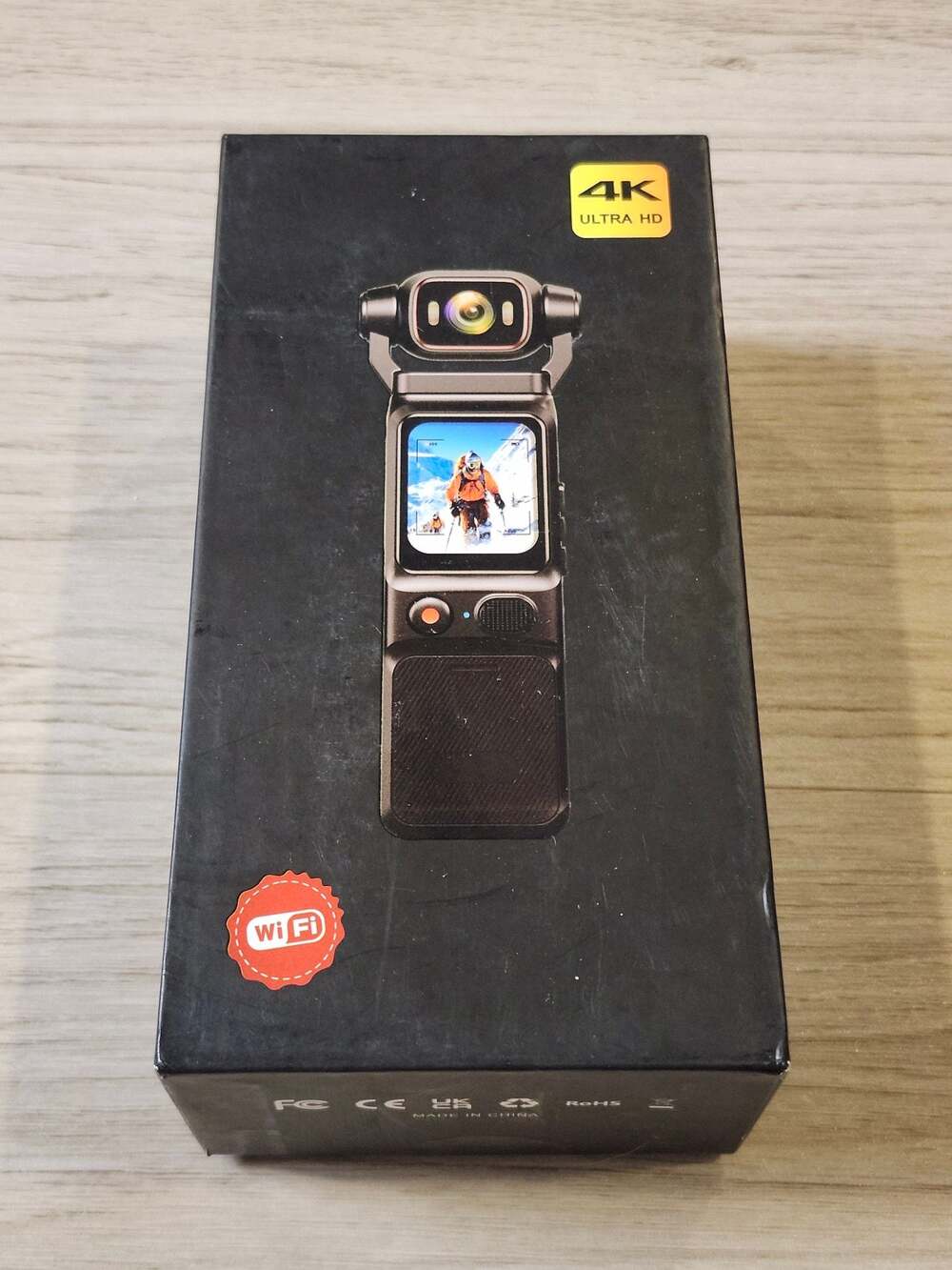 4K Action Camera with Image Stabilization